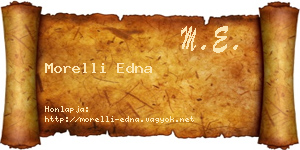 Morelli Edna névjegykártya